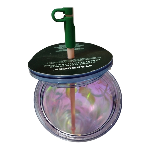 Starbucks Christmas 2023 24 OZ Cold-To-Go‎ Cup With Silicone Straw Topper - Picture 9 of 10